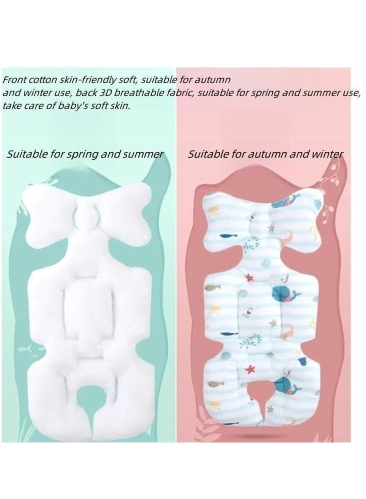 جونيس Baby Stroller Pad, Thick Cotton Breathable Stroller Car Chair Seat Cushion, Liner Mat Cover Protector - Image 4