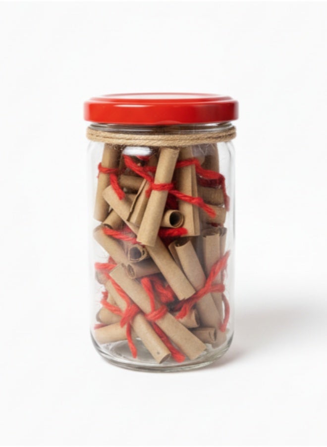 Letters Messages Reasons why love u in a Jar With empty Notes Cards gift for mother, son, valentines, mum, dad - Image 2