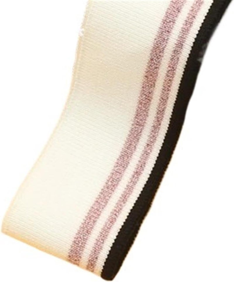 Elastic Ribbed Cuffs Ribbed Colorful Fabric Knitted Strip Rib Soft DIY Cloth Accessories Collar Cuffs Hem Bottom Polyester Elastic for Sewing(Color-21) - Image 1