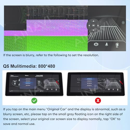 AINAVI 10.25 inch Touch Screen for Audi Q5 Multimedia (2009-2017) CarPlay Android Auto Upgrade Factory Car Radio Retain Original Stereo System (Linux T113 10.25) - Image 5