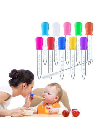 SYOSI Liquid Pipettes Droppers Silicone Clear Medicine Eye Dropper for Kids with Bulb Tip Clean Brush for Candy Mold Gummy Bear Gelatin Maker Oil Science Crafts Projects School Home Supplies 10 Pack - pzsku/Z2F08246DCC5ACBD343E2Z/45/_/1697016797/cc7e4d6b-9fe2-40f1-b58a-84371f6607be