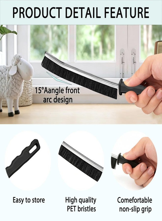 LLQ Crevice Cleaning Brush Set, Multi-Purpose Hard Bristle Brushes for Deep Cleaning Kitchen, Bathroom, Grout, Sink, Cup, Teapot, Bottle, Blender, Corners, Tight Spaces & More (12 - Image 2