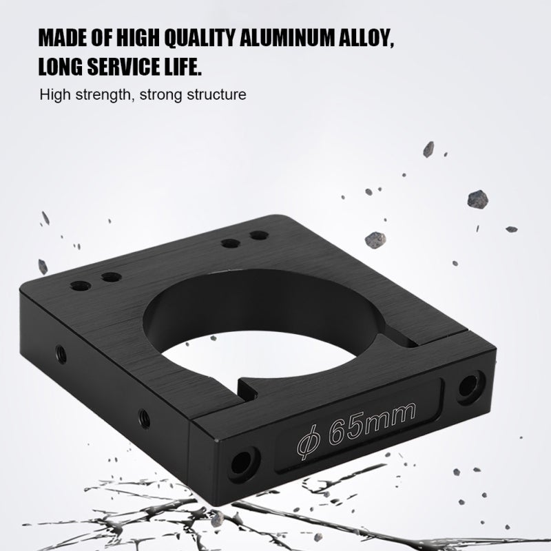 Aluminum Oxide Shaft 65mm High Strength Spindle Motor Mount - Wear Resistance Motor Bracket for CNC Router Engraving Machine - Image 2