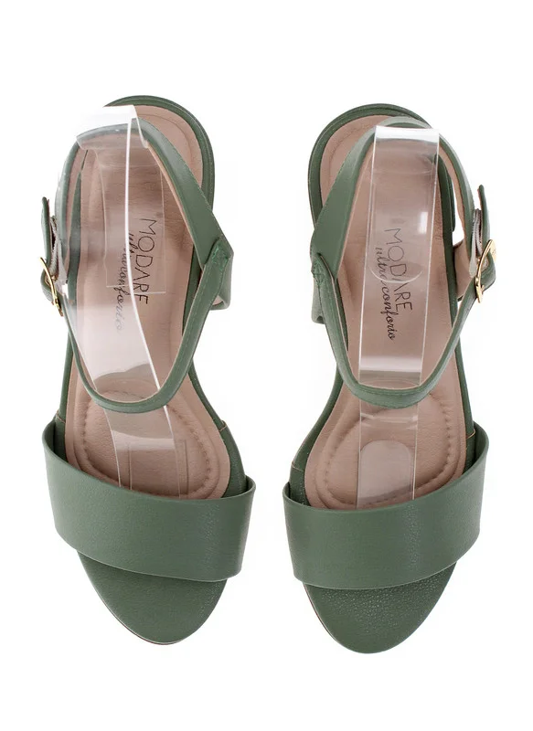 MODARE Mid Heels Sandals for Women – Sling Back Heel Sandals for Girls with Ankle Strap