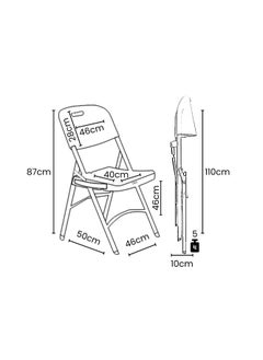 SunBoat Commerce ‎2 Pieces Pack ‎Portable folding chairs - red color  - Image 5