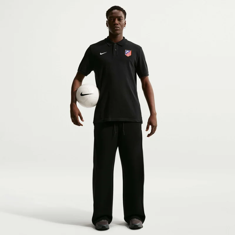 Nike Black Men's Atlético Madrid Club Polo Shirt for Men | Best Price UAE
