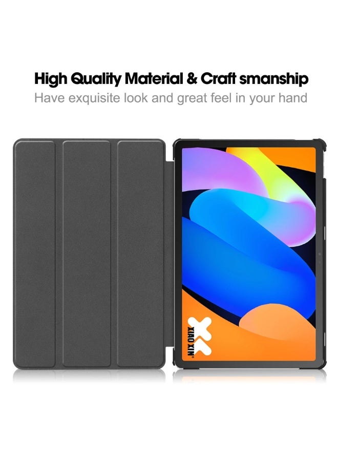 عام متوافق مع Lenovo Xiaoxin Pad 11 11 بوصة 2025 (TB335FC)، غلاف لوحي ذكي ثلاثي الطي، صدفة خلفية من البلاستيك الصلب رفيعة، غلاف فوليو متعدد زوايا المشاهدة مع حامل. - Image 4