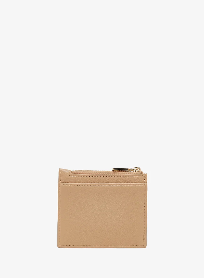 Love Moschino Zip through logo wallets