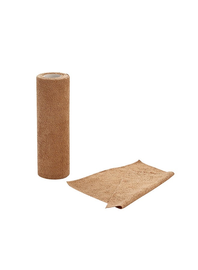 LAWAZIM Cleaning Wipers Roll - 20 Piece 25x25cm Beige- Washable & Reusable Tear-Away Microfiber Cleaning Towels with Lint-Free Design - Ideal for Kitchen, Dishes, Car, Glass, and Surface Cleaning - Image 1