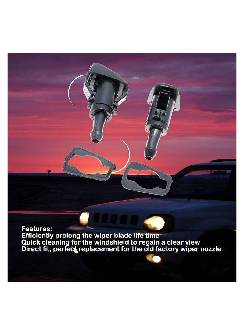 Generic - Windshield Washer Nozzle Kit For Dodge Charger Grand Caravan Avenger Durango Ram 1500 2500 3500 Jeep Grand Cherokee Chrysler Town And Countr Replace 5116079AA 5160308AA - Image 1
