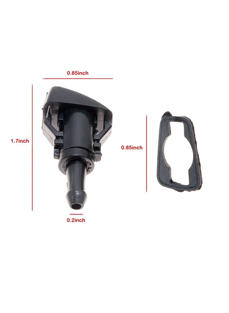 Generic - Windshield Washer Nozzle Kit For Dodge Charger Grand Caravan Avenger Durango Ram 1500 2500 3500 Jeep Grand Cherokee Chrysler Town And Countr Replace 5116079AA 5160308AA - Image 1