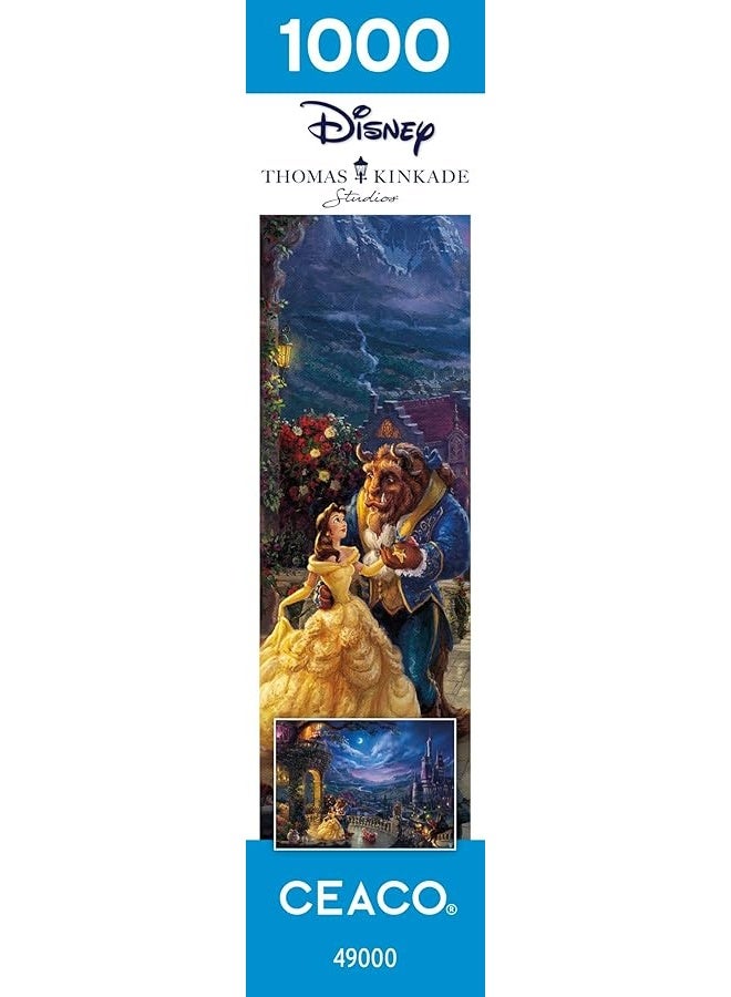 Ceaco - Thomas Kinkade - Disney - Beauty & The Beast Dancing in The Moonlight - 1000 Piece Jigsaw Puzzle - Image 5