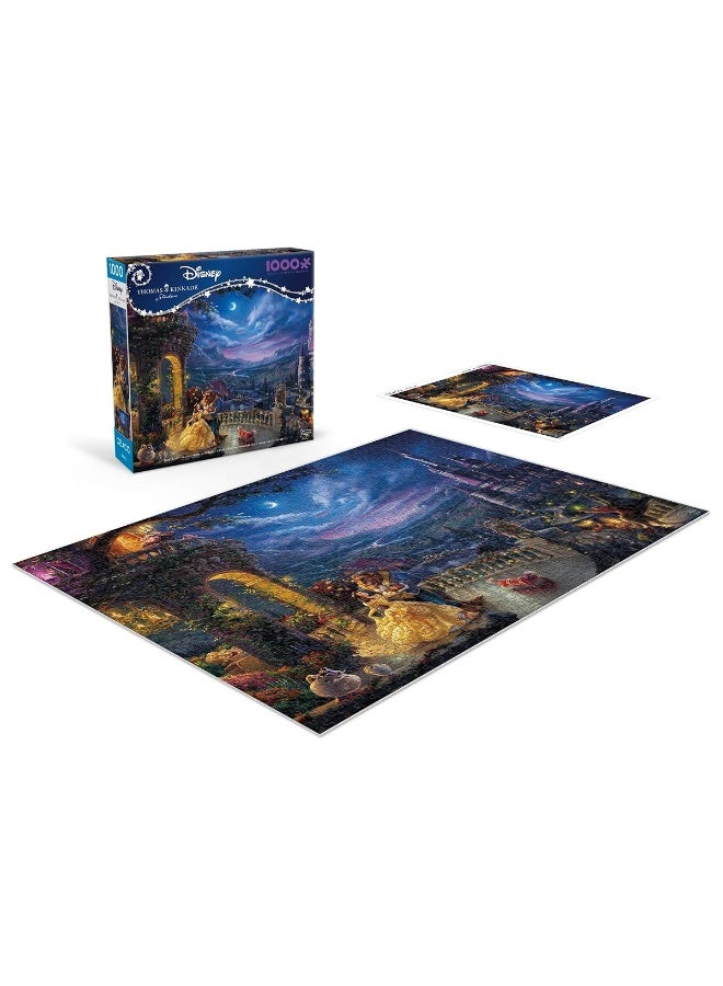 Ceaco - Thomas Kinkade - Disney - Beauty & The Beast Dancing in The Moonlight - 1000 Piece Jigsaw Puzzle - Image 4