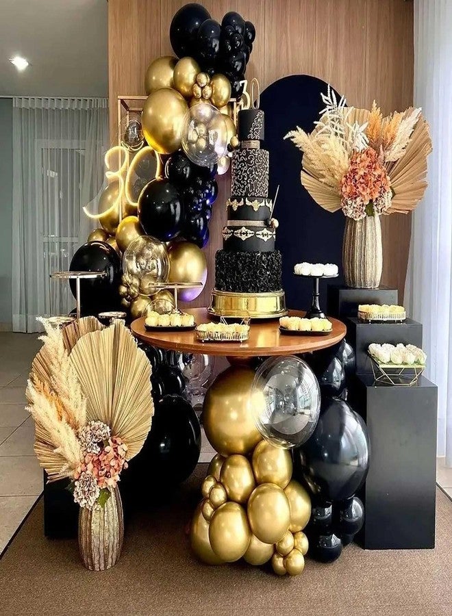 KALOR Metallic Gold Balloons, 100 pcs 5 inch Thick Latex Chrome balloons for Balloon Garland Arch, Birthday Decoration, Wedding Party, Baby Shower Decorations - Image 5