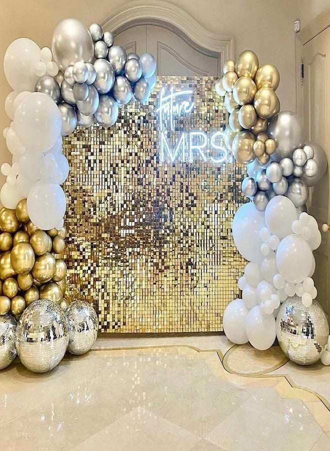 KALOR Metallic Gold Balloons, 100 pcs 5 inch Thick Latex Chrome balloons for Balloon Garland Arch, Birthday Decoration, Wedding Party, Baby Shower Decorations - Image 3