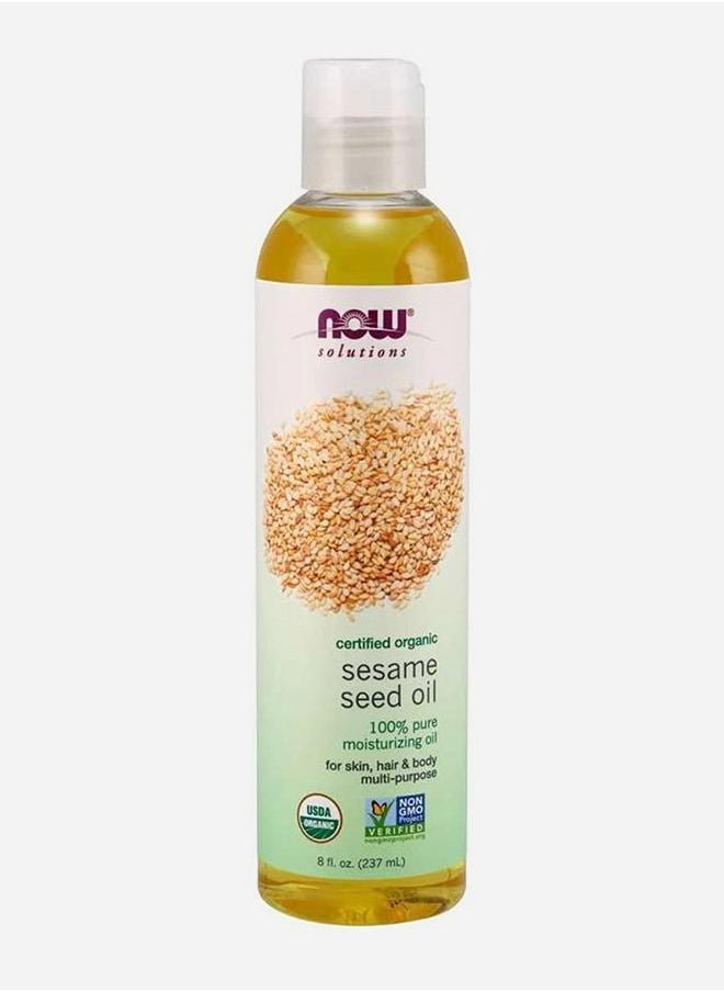 now - Solutions Multi-purpose Sesame Seed Oil For Skin, Hair and Body, 237ml - Image 1