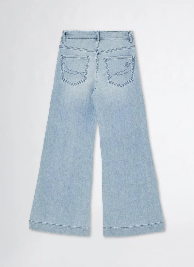 ليو جو High-Rise Flared Jeans