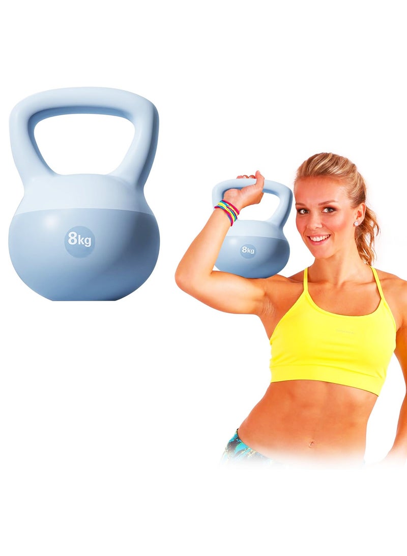 MissTiara PVC Soft Kettlebell Weights Strength Training Kettlebells for Weightlifting and Core Training, Core Training, Squat, Body Shaping 8 KG - Image 4