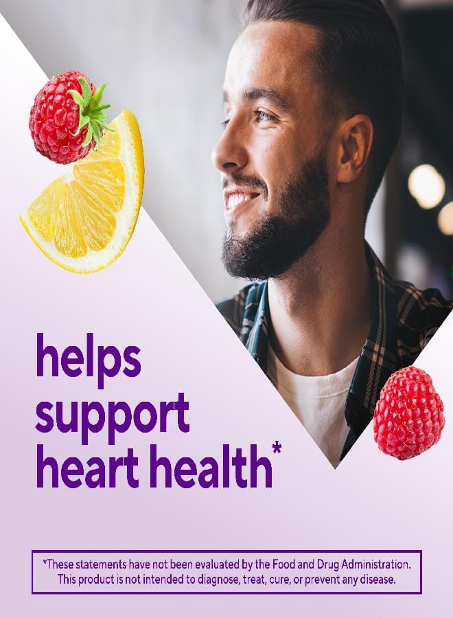 Vitafusion Omega-3 Gummy Vitamins, Berry Lemonade Flavored, Heart Health Vitamins(1) With Omega 3 EPA/DHA and Vitamins A, C, D and E, America’s Number 1 Vitamin Brand, 60 Day Supply, 120 Count - Image 3