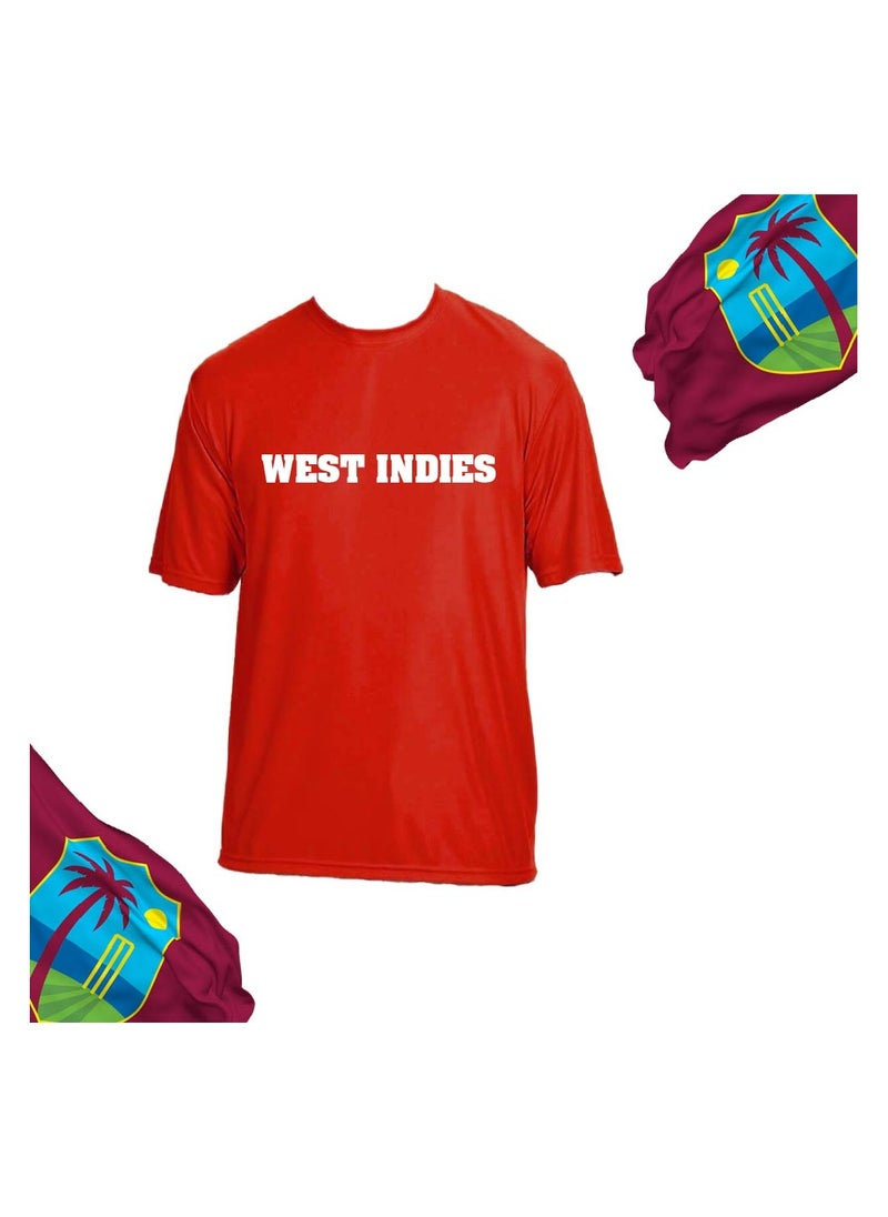 Generic - West Indies jersey for Adults - West Indies Printed Jersey - Comfortable Dry-Fit Sports Jersey for Family - Perfect for Sports Activities - Image 1