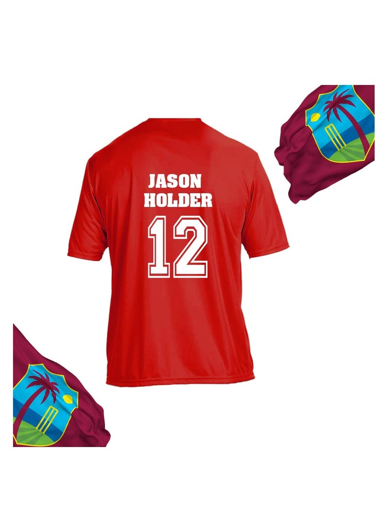 Generic - West Indies jersey for Adults - West Indies Printed Jersey - Comfortable Dry-Fit Sports Jersey for Family - Perfect for Sports Activities - Image 1