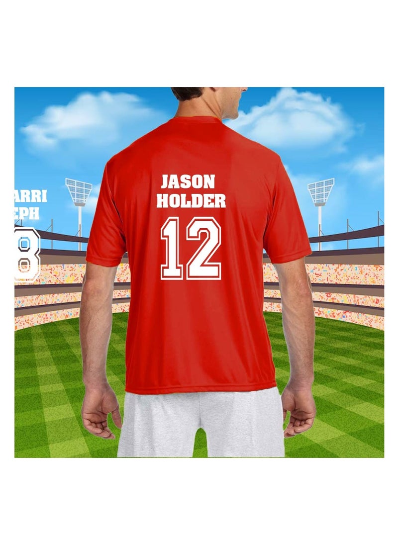 Generic - West Indies jersey for Adults - West Indies Printed Jersey - Comfortable Dry-Fit Sports Jersey for Family - Perfect for Sports Activities - Image 1