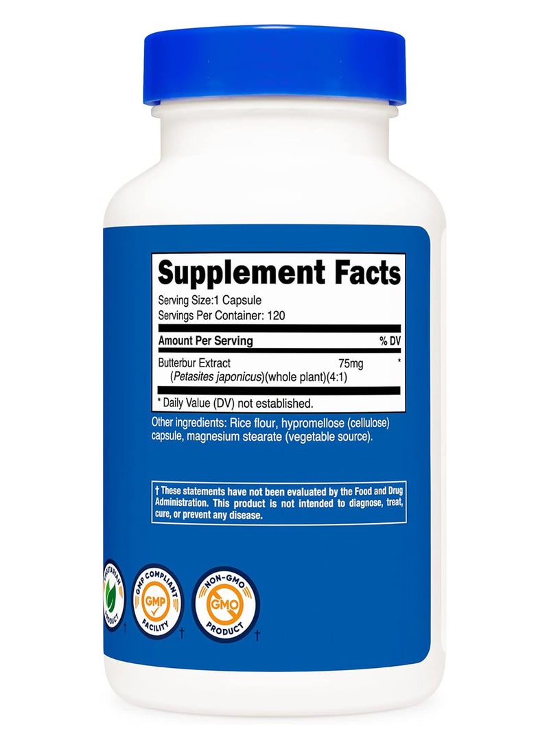 كبسولات خلاصة الزبدة 75 ملجم 120 كبسولة - Image 5