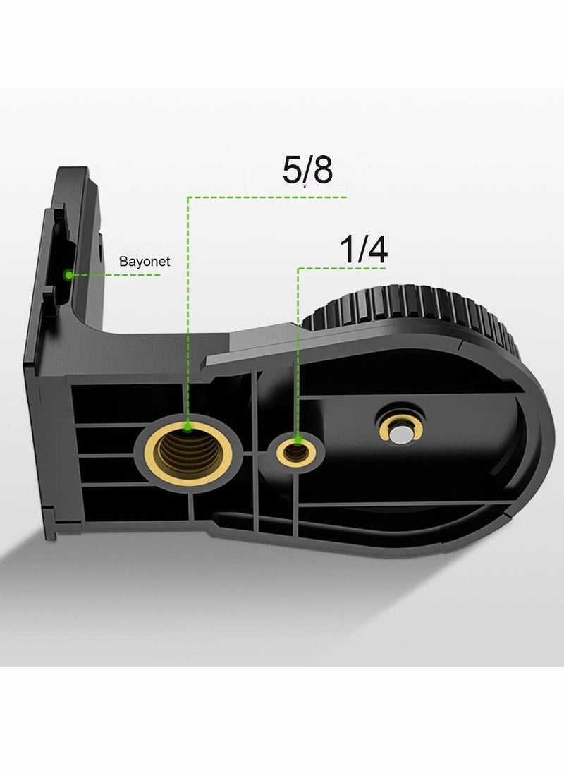 Y&D - Fine-tuning Bracket Laser Level Adapter, Magnet Bracket, Multifunctional Pivoting Base with Adjustable Clip - Image 1