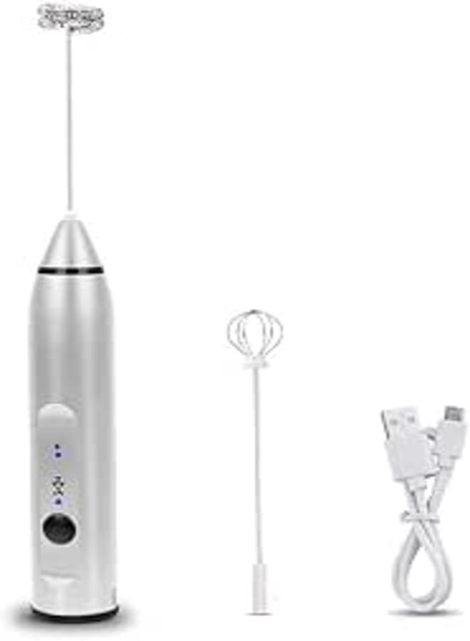 Spaceshoop Milk foam maker and rechargeable cappuccino coffee