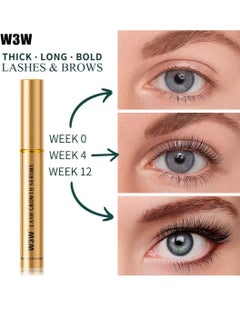 W3W Eyelash Growth Serum for Longer Thicker Lashes and Brows Natural Plant Extracts Hypoallergenic Formula and Effective Stimulate Lash Growth Eyelash Enhancement Serum 4ml  - Image 3