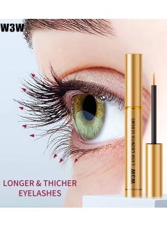 W3W Eyelash Growth Serum for Longer Thicker Lashes and Brows Natural Plant Extracts Hypoallergenic Formula and Effective Stimulate Lash Growth Eyelash Enhancement Serum 4ml  - Image 4