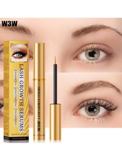 W3W Eyelash Growth Serum for Longer Thicker Lashes and Brows Natural Plant Extracts Hypoallergenic Formula and Effective Stimulate Lash Growth Eyelash Enhancement Serum 4ml  - Image 2
