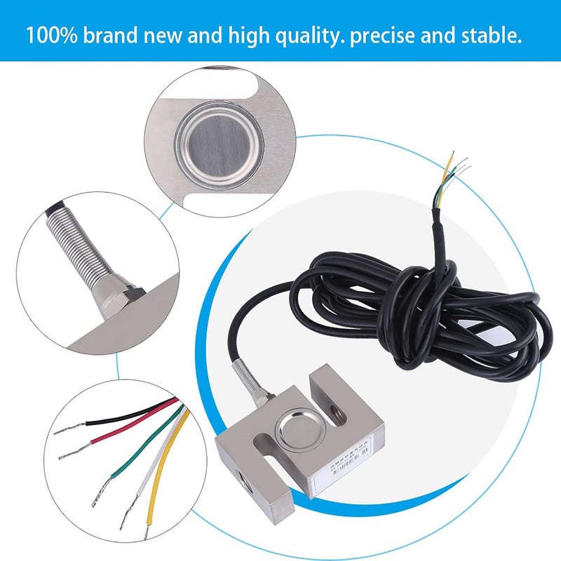 All usage compatible S-Type Load Cell Weight Sensor 1000kg IP67 Precision Metal Scale Sensor for Mixing Station Batching Machine - 11.15ft Cable Length Industrial Measurement Device Safe material Resist frequent use All preference matching build Innovative new product Nationwide popular Special limited version UV resistant Defect free upgraded substance All user friendly build Limited remaining units All budget friendly options Wide range expanded design Trending item Hot & cold climate compatible Discounted price Heavy load resistant Local trackable shipment Easy to carry Cross part assemble fit Limited production Versatile application Repeated detach compatible build Ventilated design Rack friendly - Image 2