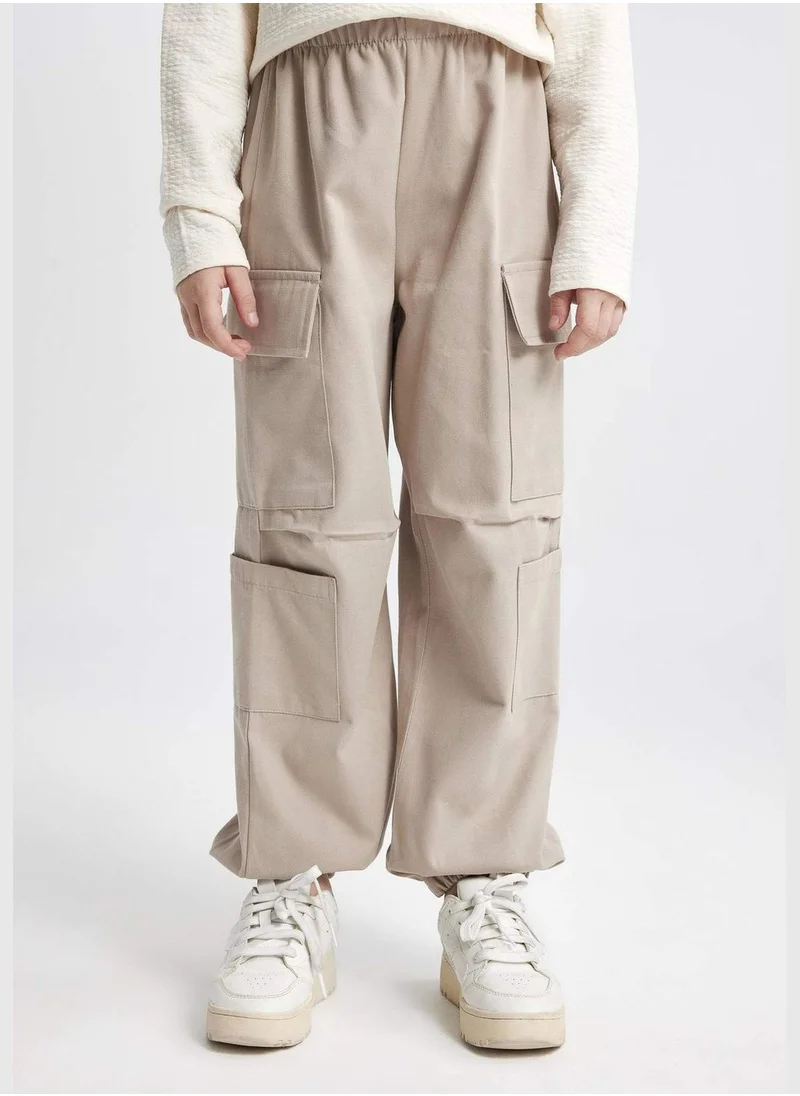 ديفاكتو Girl Woven Trousers Parachute Cargo