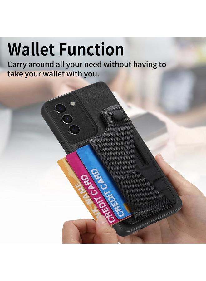 اس-توب جراب لهاتف Samsung Galaxy S21+ 5G II مع حامل منزلق على شكل حرف K وفتحة للبطاقات - Image 3