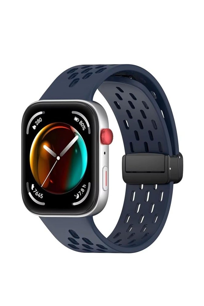 Silicone Band For Huawei Watch Fit 4 Pro/Fit 4/ Fit 3 Strap Smart Watch Magnetic Buckle Soft Bracelet For Huawei Watch Fit 3 / Fit4 Sports Wristband Watchband - Image 1