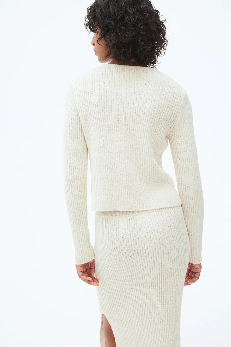 H&M Rib-knit cardigan