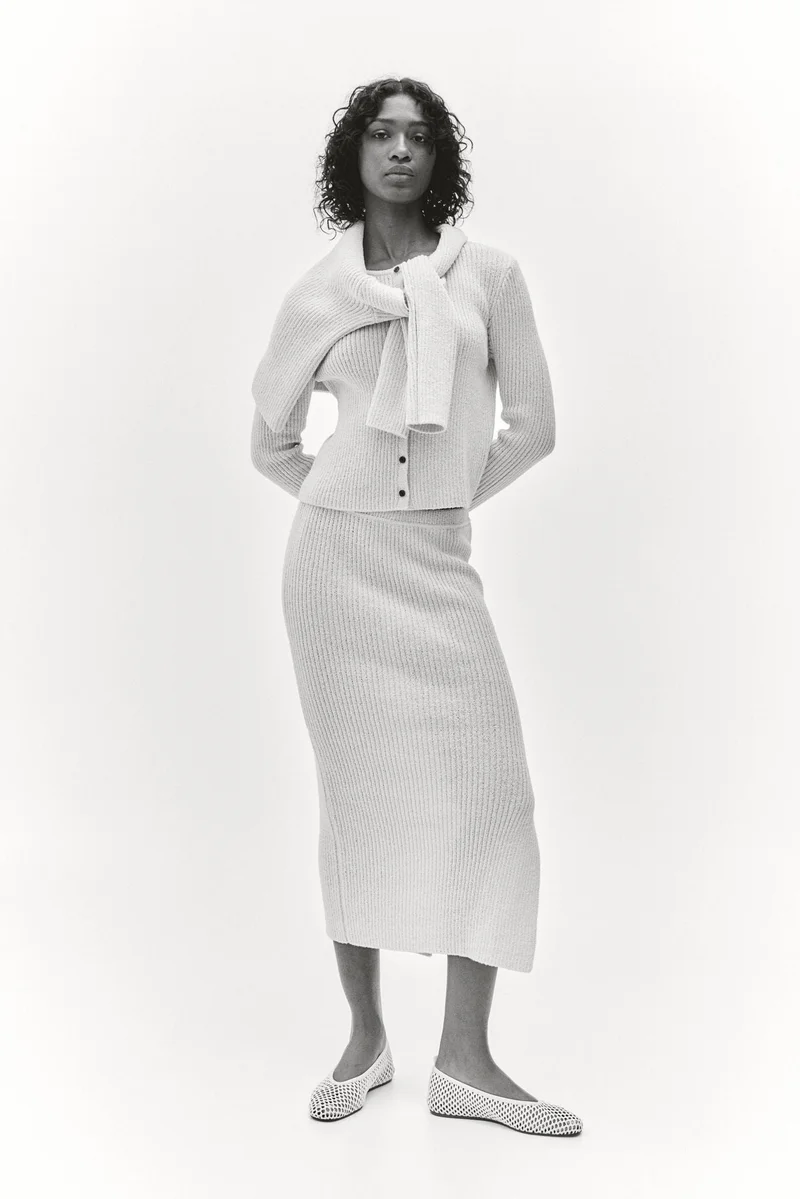 H&M Rib-knit cardigan