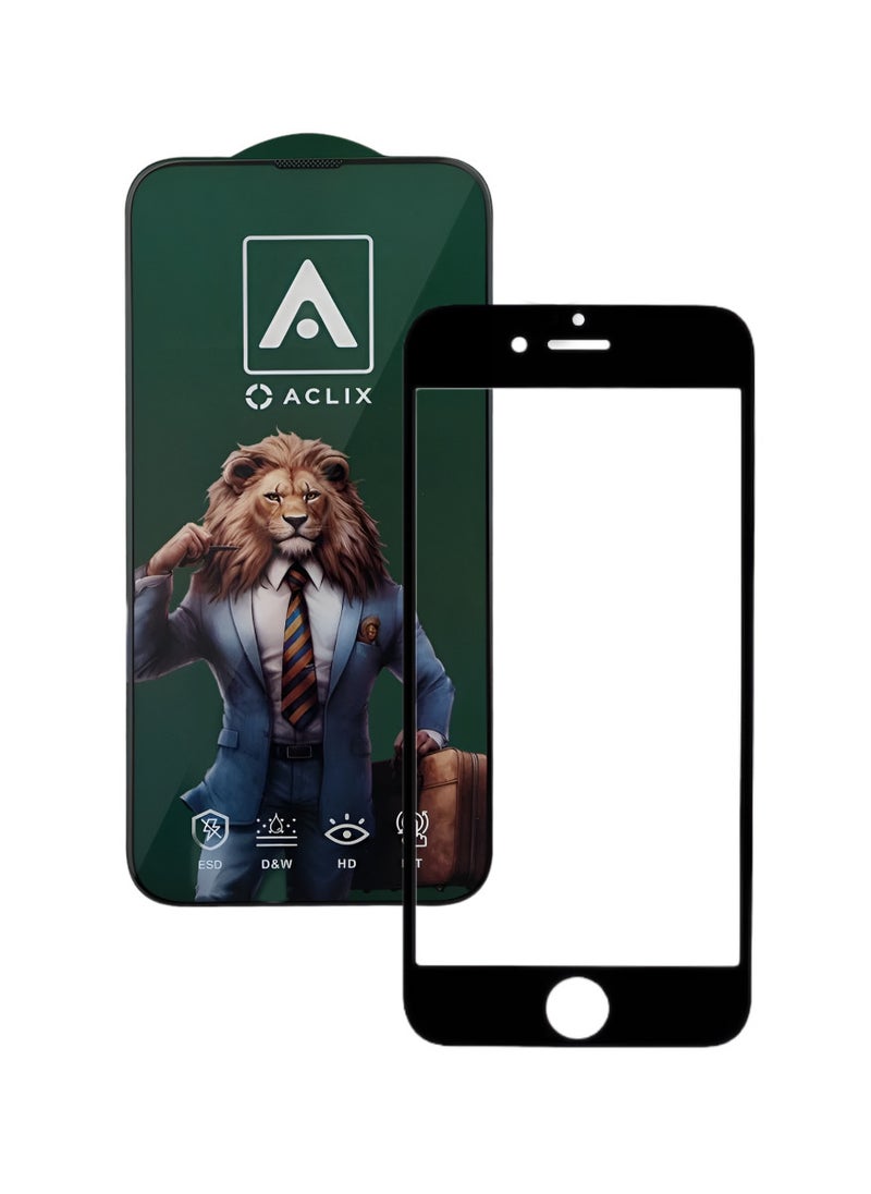ACLIX Antistatic ESD Dustproof Premium Quality High Definition Anti-Spy Privacy Tempered Glass Screen Protector Designed For  iPhone 8 Plus - Image 1