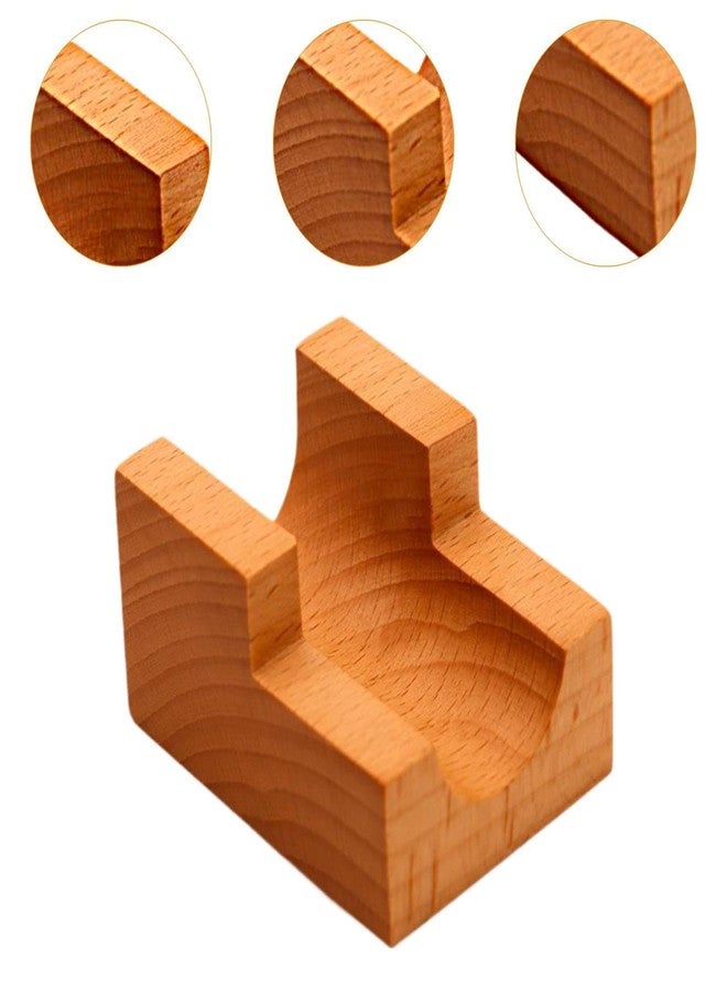 IEUDNS Wood Sushi Temaki Holder Serving Tray Rustic Novelty Rack Taco Display Stand Sushi Hand Roll Holder for Party Restaurant Dining Room, Presentation Platter Roll Boat Food Display, 1 Grid - Image 2