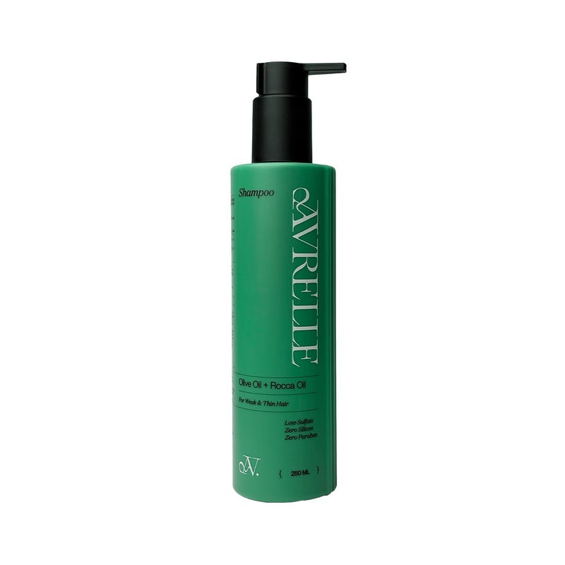 AVRELLE OLIVE OIL + ROCCA OIL LOW SULFATE SHAMPOO FOR WEAK AND THIN HAIR