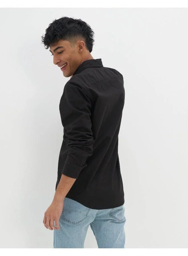 American Eagle strech oxford Slim Fit Shirt