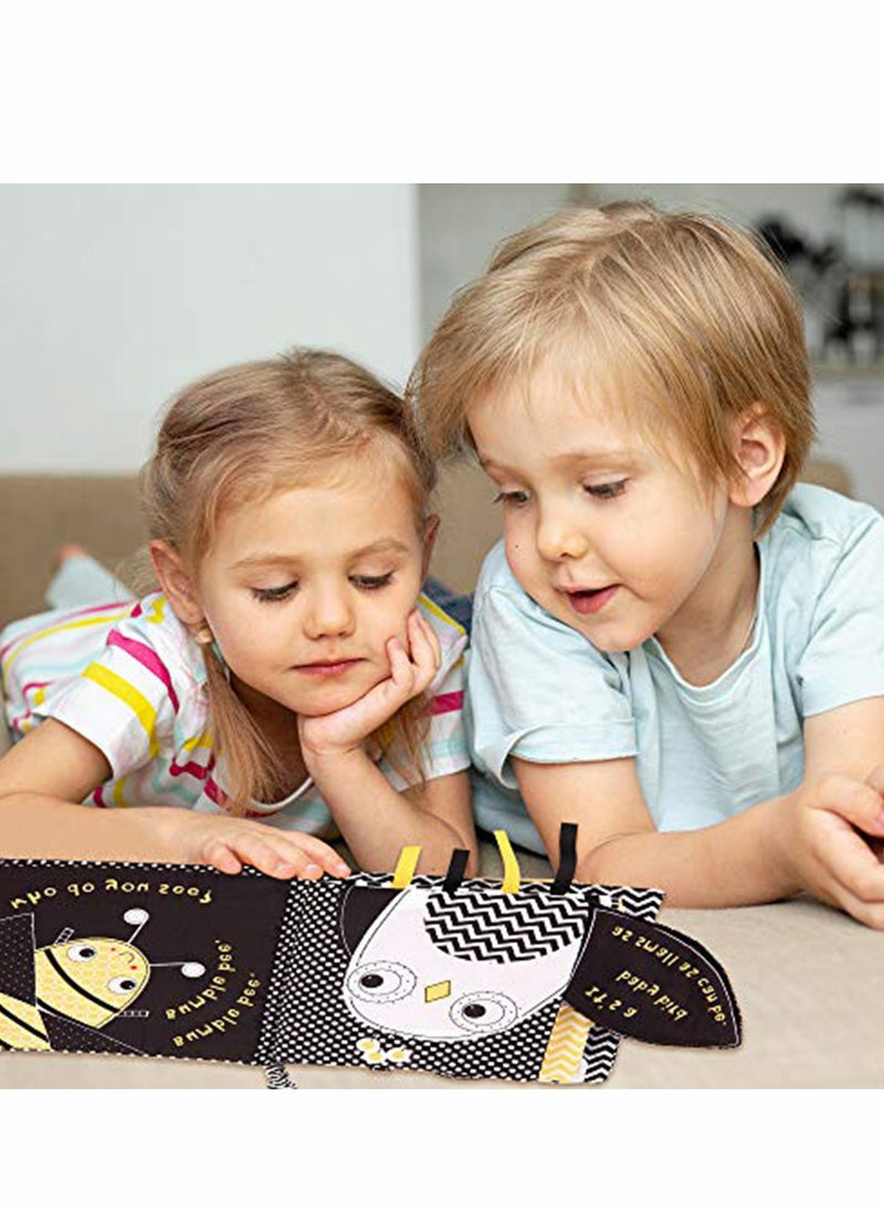 SYOSI - Quiet Book Soft Books for Babies First Book Crinkle Cloth Baby Books for Infants Babies Kids Toddler Fabric Baby's First Soft Activity Books Early Educational Baby Toys Baby Gift - Image 1