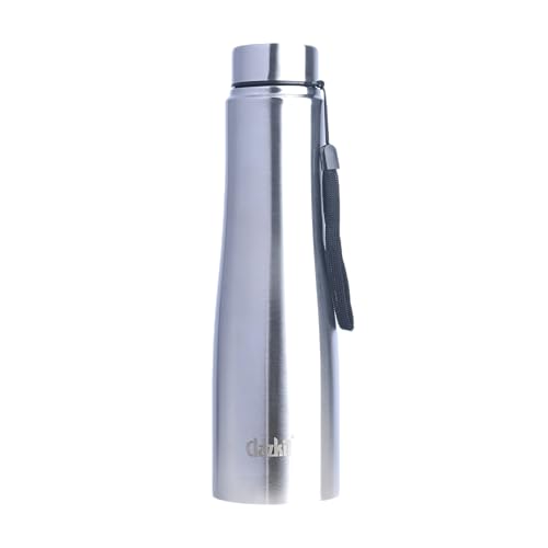 Clazkit Optimus Pro Classic Stainless Steel Water Bottle 1000ml |ISI Certified| Leakproof, Rust-Free, BPA-Free, Durable for College, Fridge, Sports, Gym, Yoga & Office – Easy to Clean & Reusable - Image 1