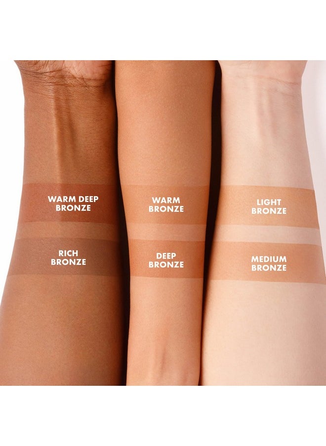 ICONIC LONDON ICONIC LONDON Ultimate Bronzing Powder | Silky Powder, Flawless Matte Finish Bronzer Cruelty-Free, Vegan Makeup, (Warm Bronze) 0.59 oz  - Image 3