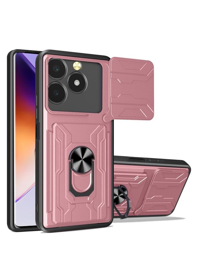 S-TOP Case For Realme C61 / C63 Sliding Camshield TPU+PC Phone Case with Card Slot - Image 1