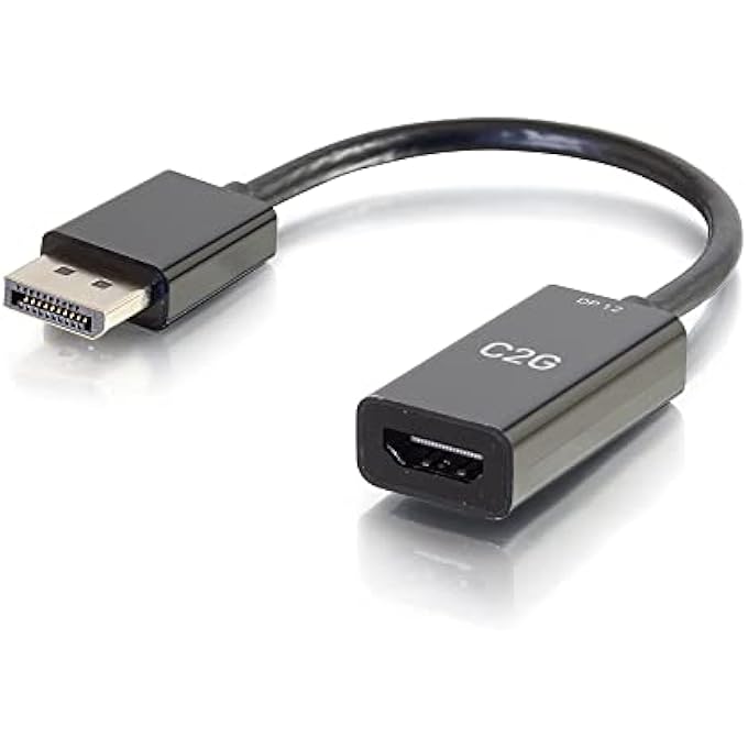 C2G محول 8IN DISPLAYPORT™ ذكر إلى HDMI® أنثى سلبية - 4K 30HZ - Image 1