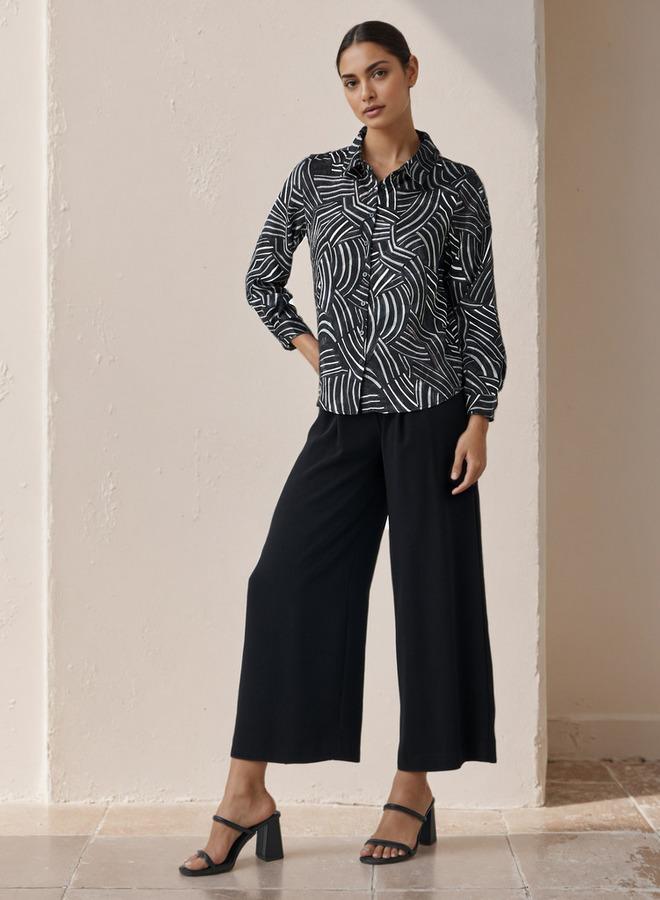 Splash FAV Regular Fit Viscose Floral Print Shirt with Collar - Image 2