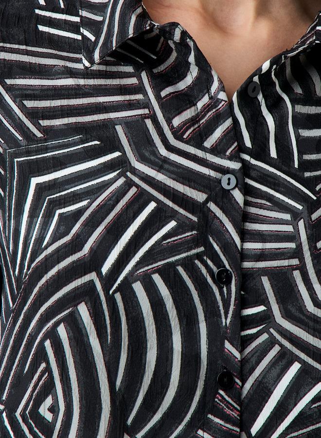 Splash FAV Regular Fit Viscose Floral Print Shirt with Collar - Image 4