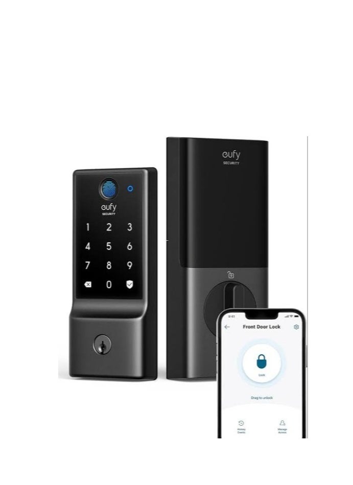 eufy Smart Lock C220 Fingerprint Keyless Entry Door Lock Wi-Fi Deadbolt  - Image 1